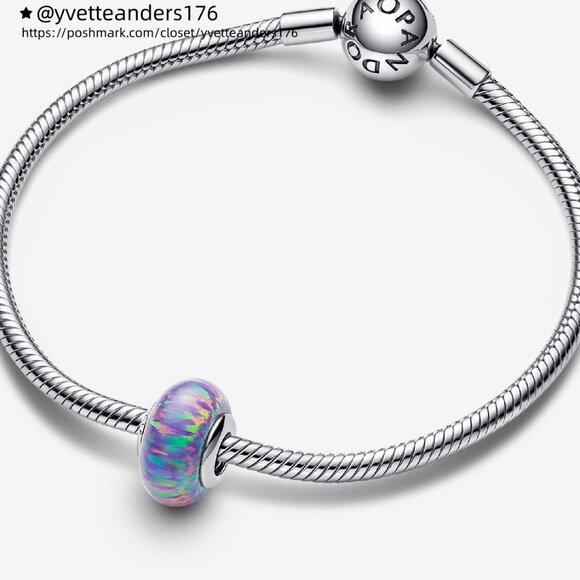 Pandora Opalescent Purple Charm - Picture 4 of 5